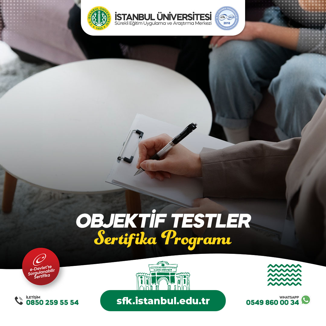 Objektif Testler Sertifika Programı